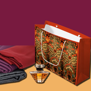 Antique Indian textile design Large Gift Bag