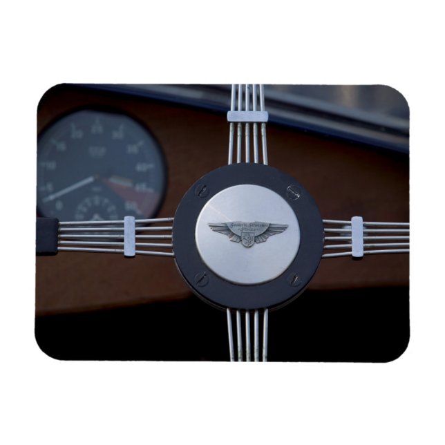 antique jaguar 3 magnet (Horizontal)