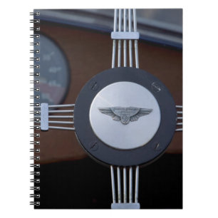 antique jaguar 3 notebook