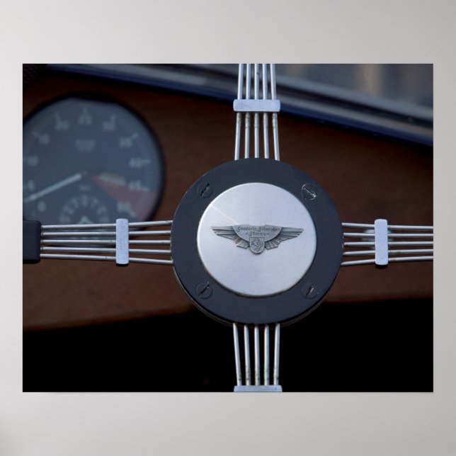 antique jaguar 3 poster (Front)