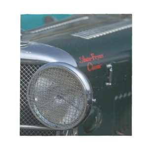 antique jaguar notepad