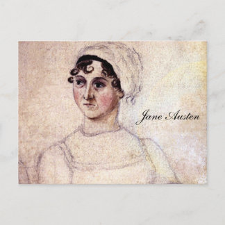 Antique Jane Austen Portrait Postcard