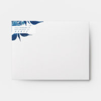 Antique Japanese Cherry Blossoms Return Address