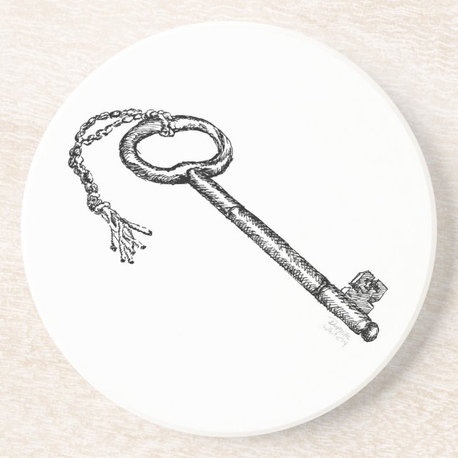 Antique Key Coaster (Front)