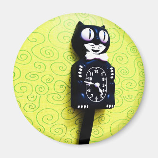 Antique kit Cat Clock Magnet