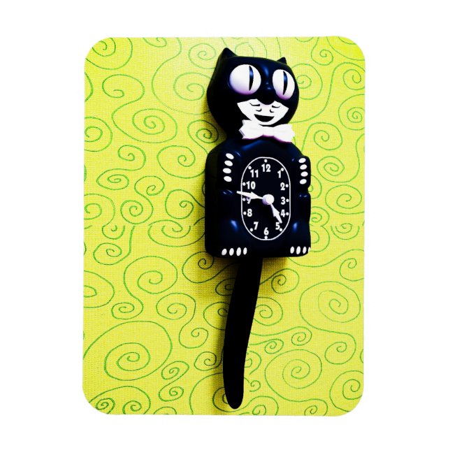 Antique kit Cat Clock Premium Flexi Magnet (Vertical)
