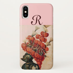 ANTIQUE KNIGHT HELMET ,DRAGONS AND RED FEATHERS Case-Mate iPhone CASE