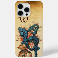 ANTIQUE KNIGHT HELMET WITH RED BLUE FEATHERS