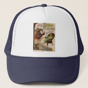 Antique Kris Kringle Sanga Claus Trucker Hat