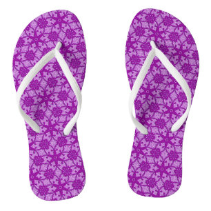 Antique lace - amethyst purple jandals