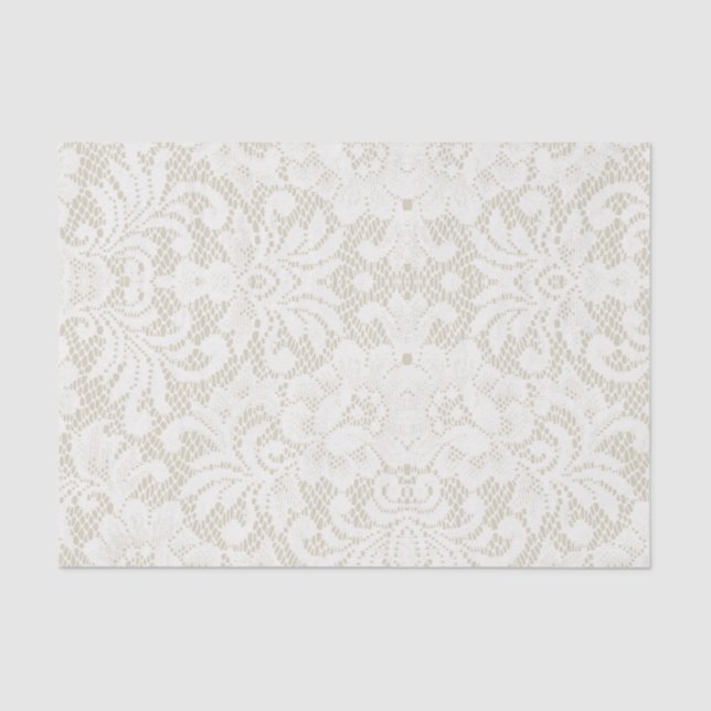 Antique Lace Tissue Paper (Front)