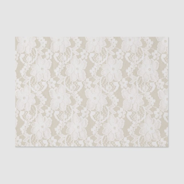 Antique Lace Tissue Paper (Front)
