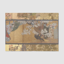 Antique Lacquered Cherry Blossoms