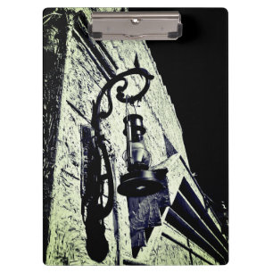 Antique Lamp 3 Ring Binder Clipboard