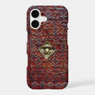 Antique Leather Book Bibliophile iPhone case