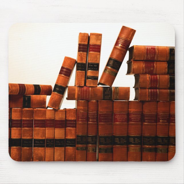 Antique Leather Books Mouse Pad (Front)