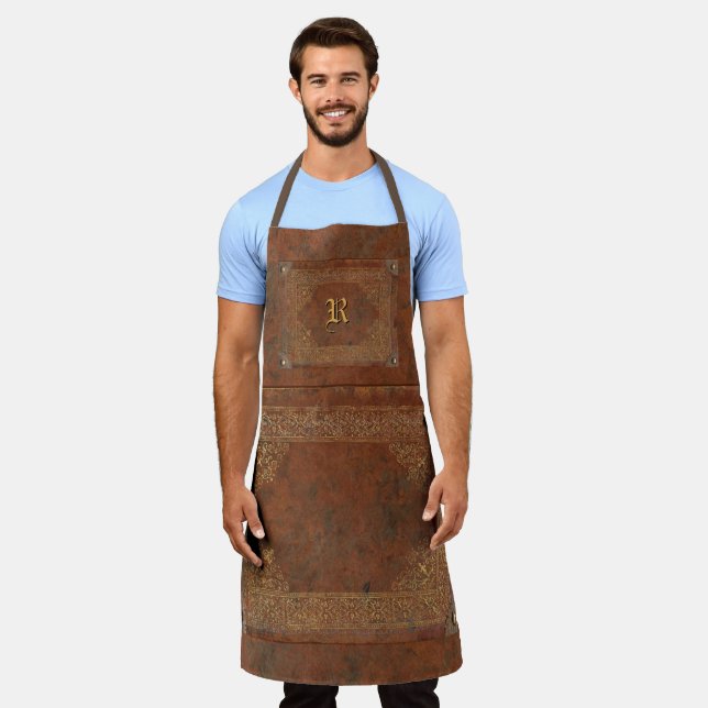 Antique Leather Look w/out Monogram Apron (Worn)