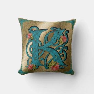 Antique Letter K - Pillow