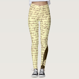 Antique Letter Leggings