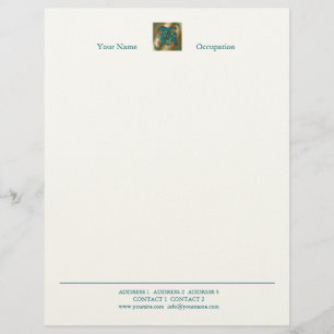 Antique Letter T - Letterhead