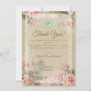 Antique Letter - Thank You Card