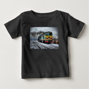 Antique Locomotive Steam Engine Train Shirt