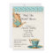 Antique Look Bridal Shower Tea Party Invitation