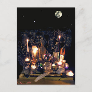 Antique Magic Postcard