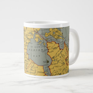Antique Map of Canada Large Coffee Mug