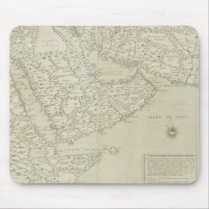 Antique Map of Horn of Africa Mouse Pad