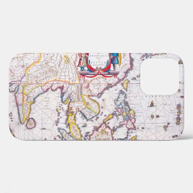 Antique Map of India From 1650 Case-Mate iPhone Ca Case (Back (Horizontal))