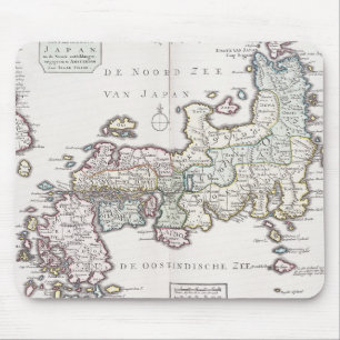Antique Map of Japan 1769 Mouse Pad