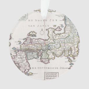 Antique Map of Japan   1769 Ornament