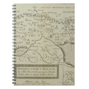 Antique Map of the Holy Land Notebook