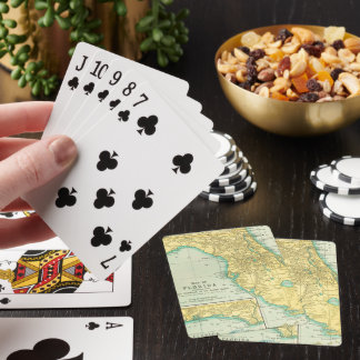 Antique Map of the State of Florida USA Playing Cards