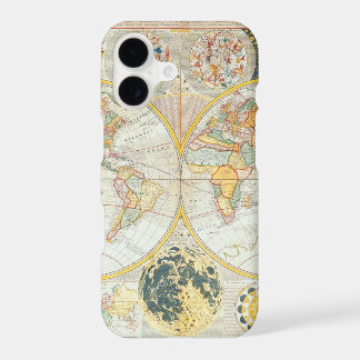 Antique Maps of the WorldDouble Hemisphere World