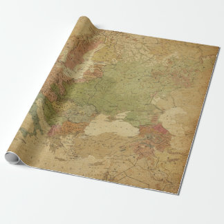 Antique Maps Style 13 Wrapping Paper Roll