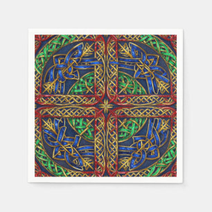 Antique Mediaeval Celtic Knots Napkin