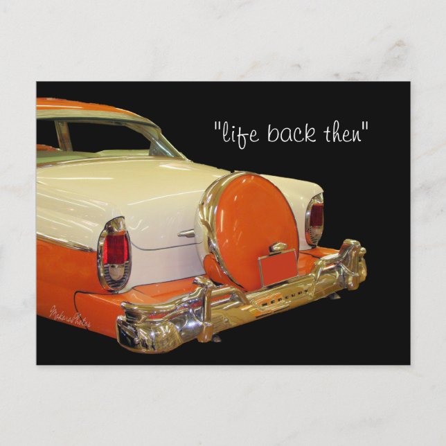 Antique Merc Car Postcard-customise it Postcard (Front)