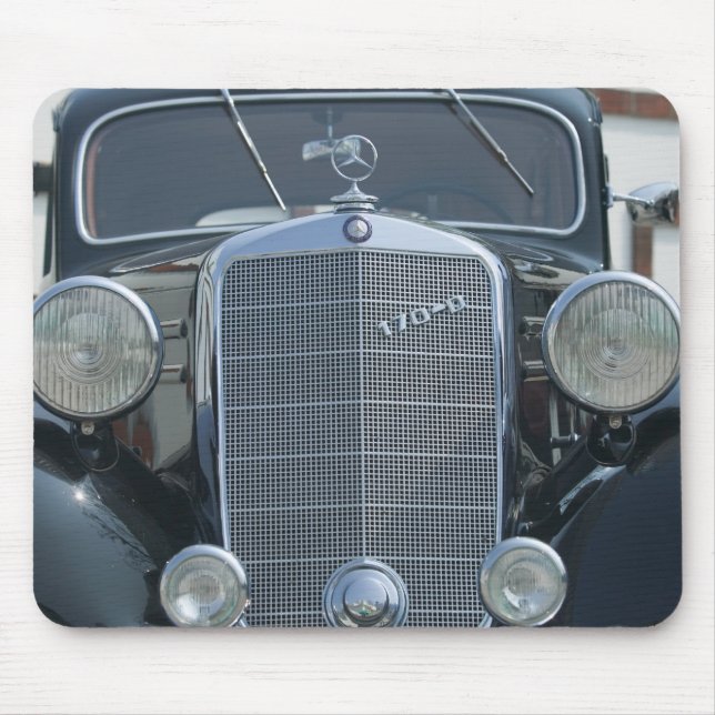 antique mercedes 2 mouse pad (Front)