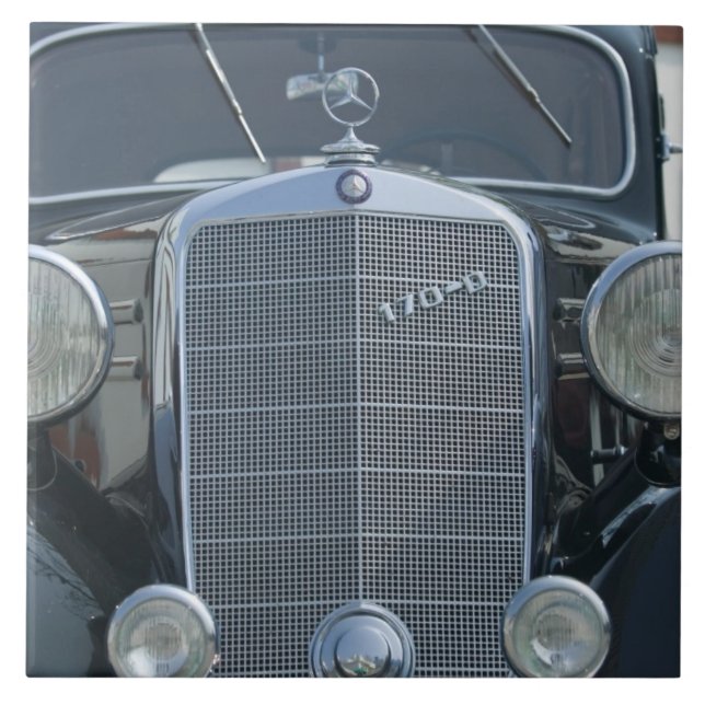 antique mercedes 2 tile (Front)