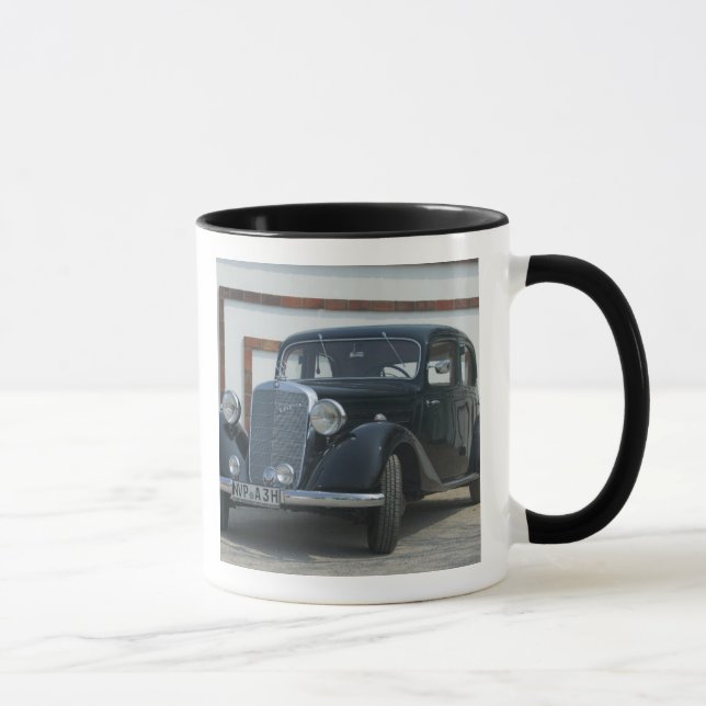 antique mercedes 3 mug (Right)