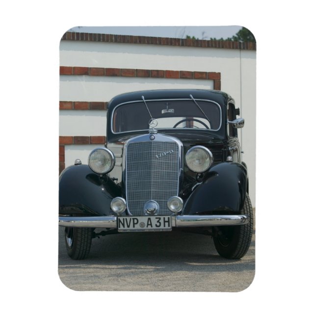 antique mercedes magnet (Vertical)
