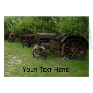 Antique Metal Wheel Tractors