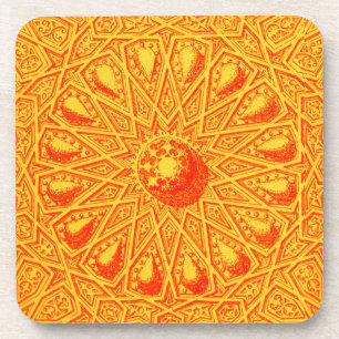 antique Middle Eastern motif Coaster