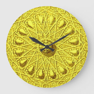 antique Middle Eastern motif Large Clock