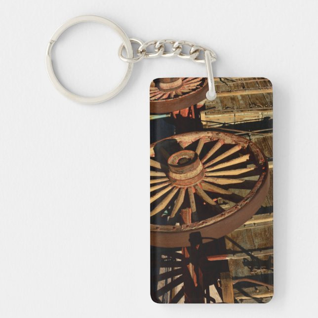 Antique mule train wagon key ring (Front)