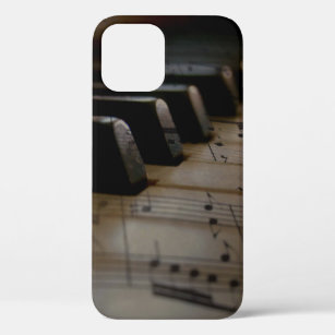 Antique Music Piano Keys iPhone 12 Pro Case
