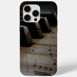 Antique Music Piano Keys iPhone 15 Pro Max Case