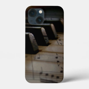 Antique Music Piano Keys iPhone 13 Mini Case
